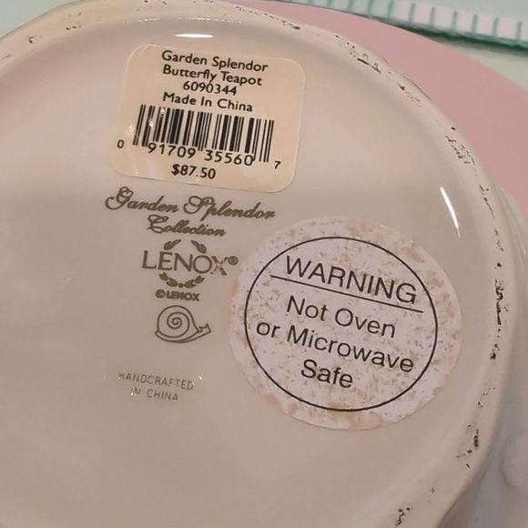 Lenox Garden Splendor Teapot NWOT - Picture 7 of 10